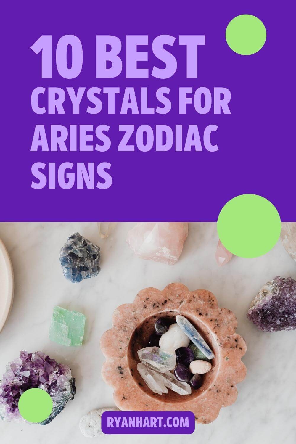 Healing crystals for Aries