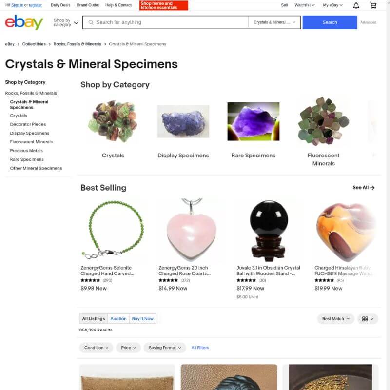 Etsy website