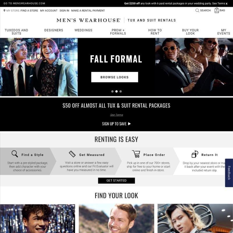 Mens Wearhouse