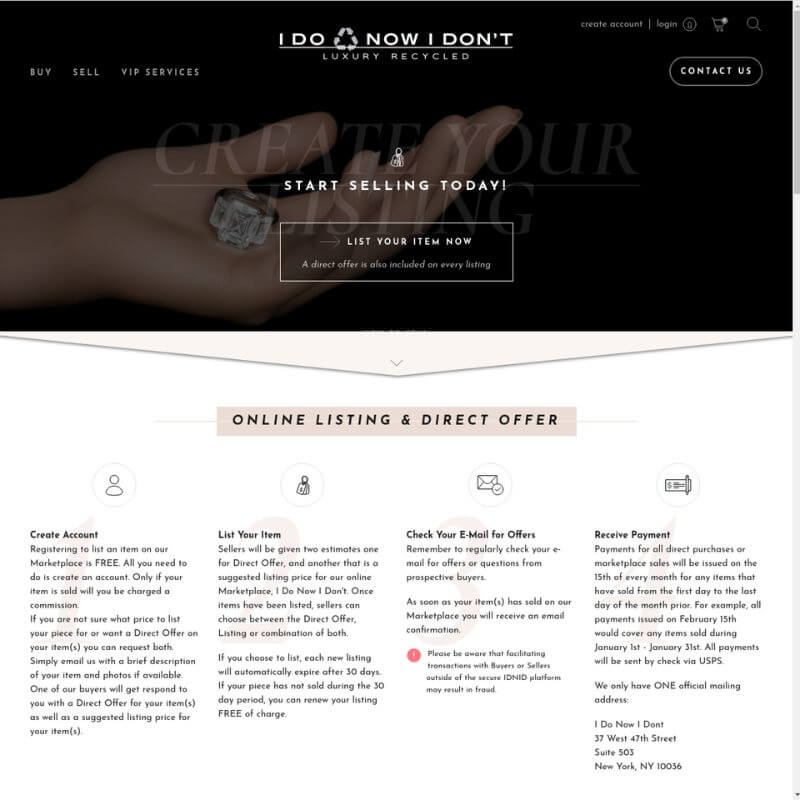 I Do Now I Don't website