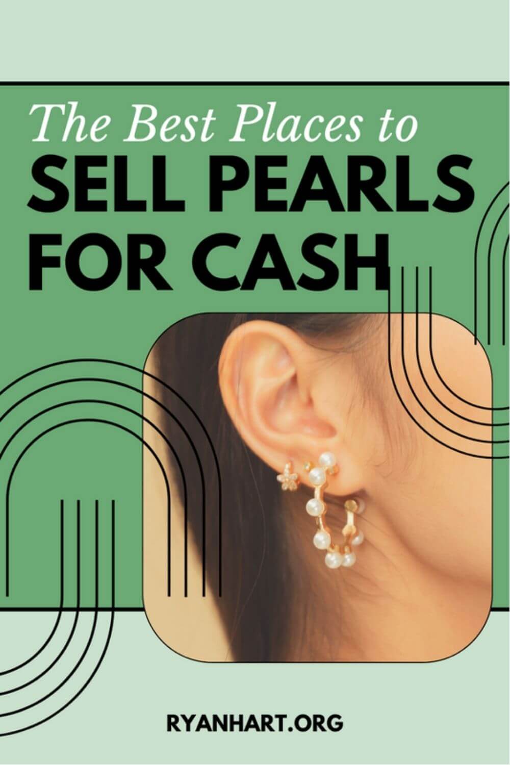 Pearl earrings for sale