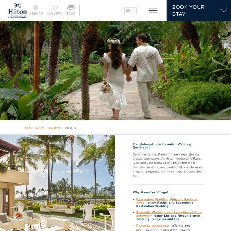 Hilton Hawaiian Village website