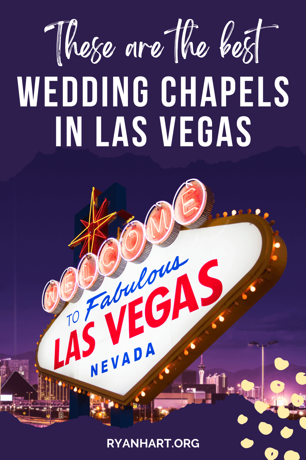 Couple getting married in Las Vegas