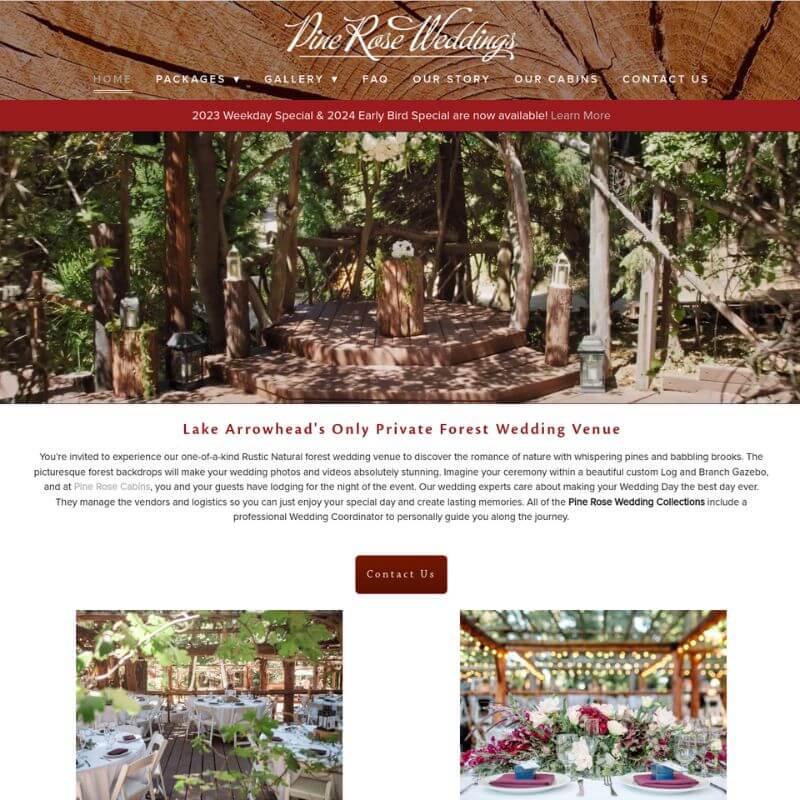 Arrowhead Pine Rose website