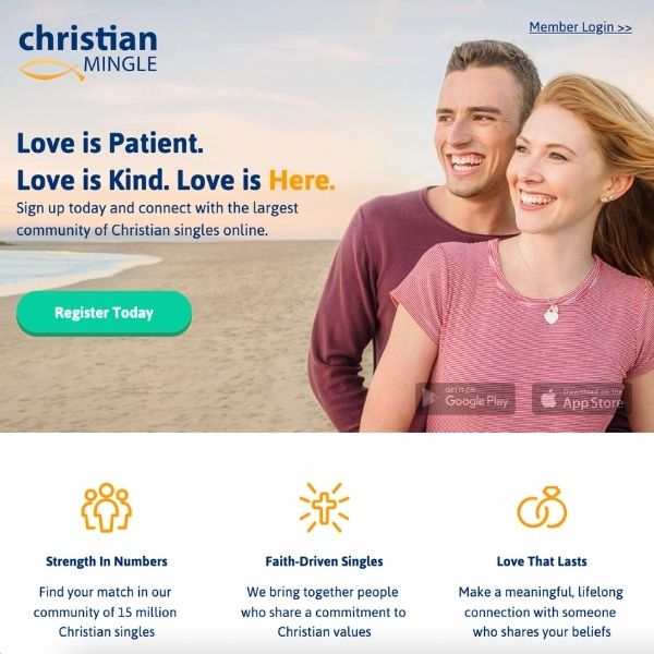Christian Mingle website