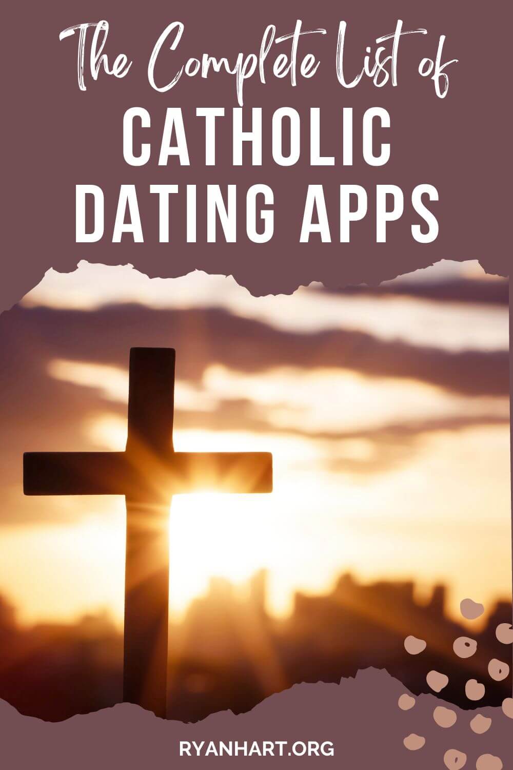 Catholic man and woman on a date