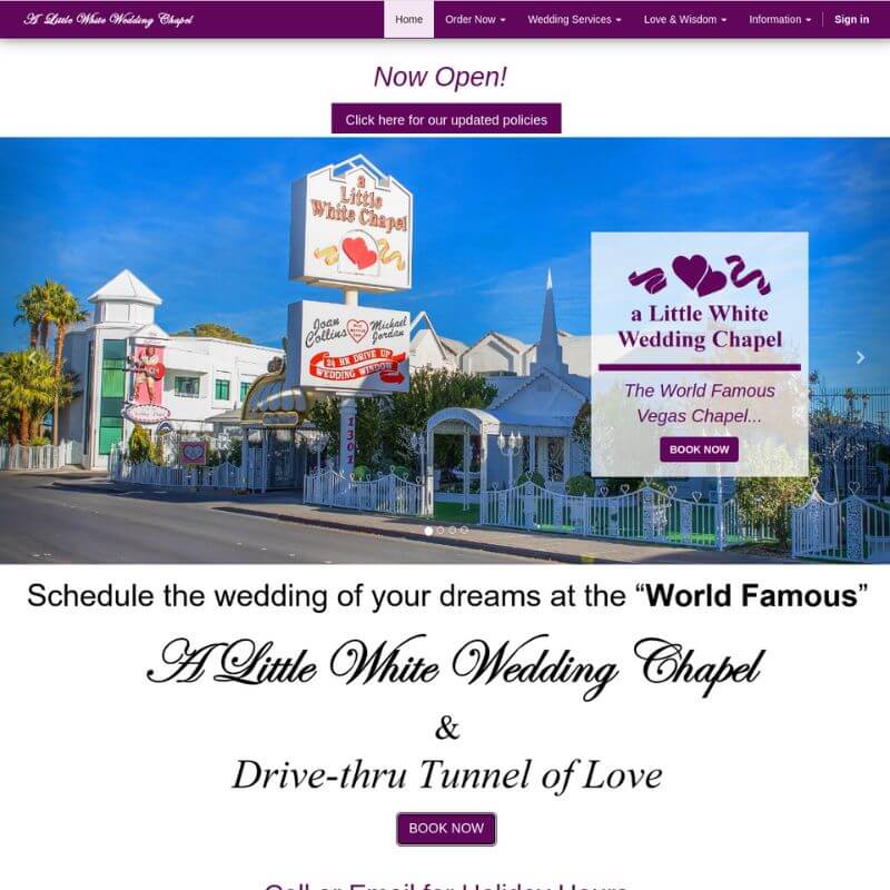 A Little White Chapel website