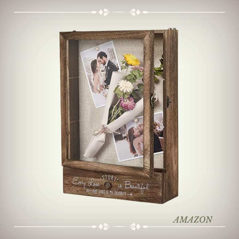 Wooden Shadow Box Picture Frame