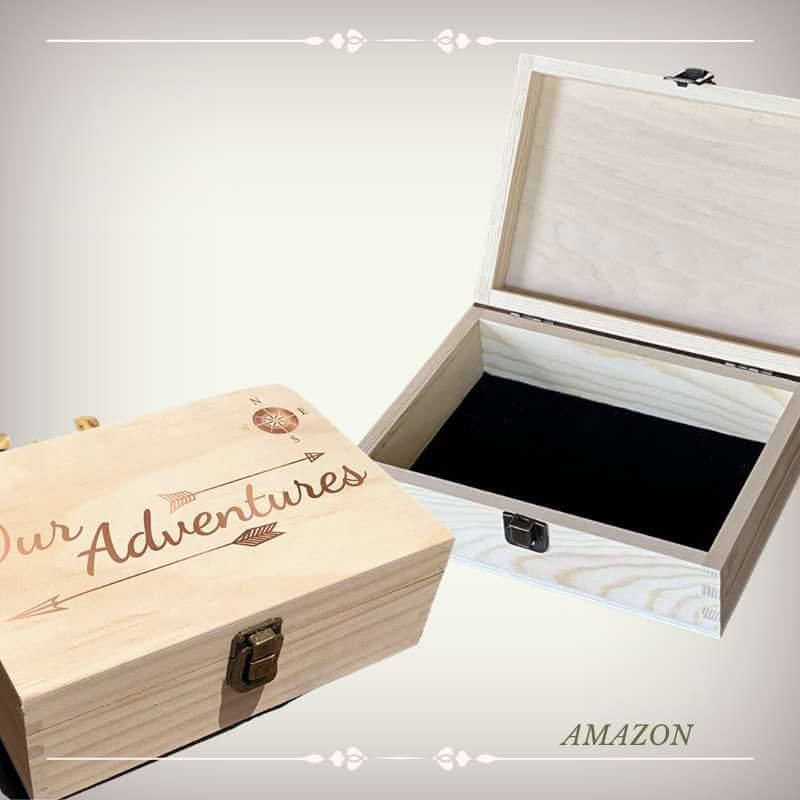 Our Adventures Wooden Memory Box