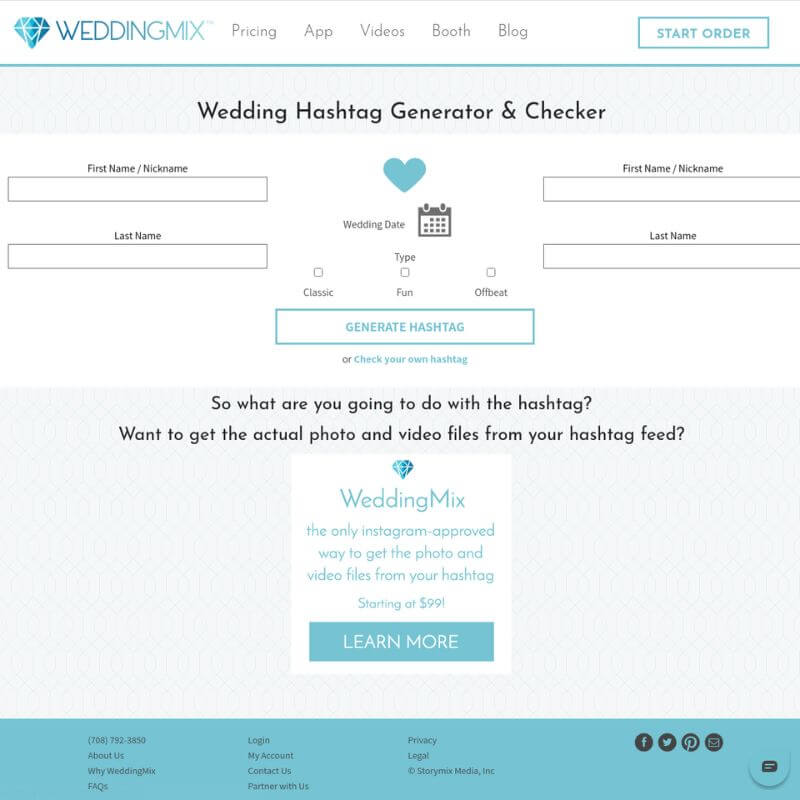 WeddingMix website