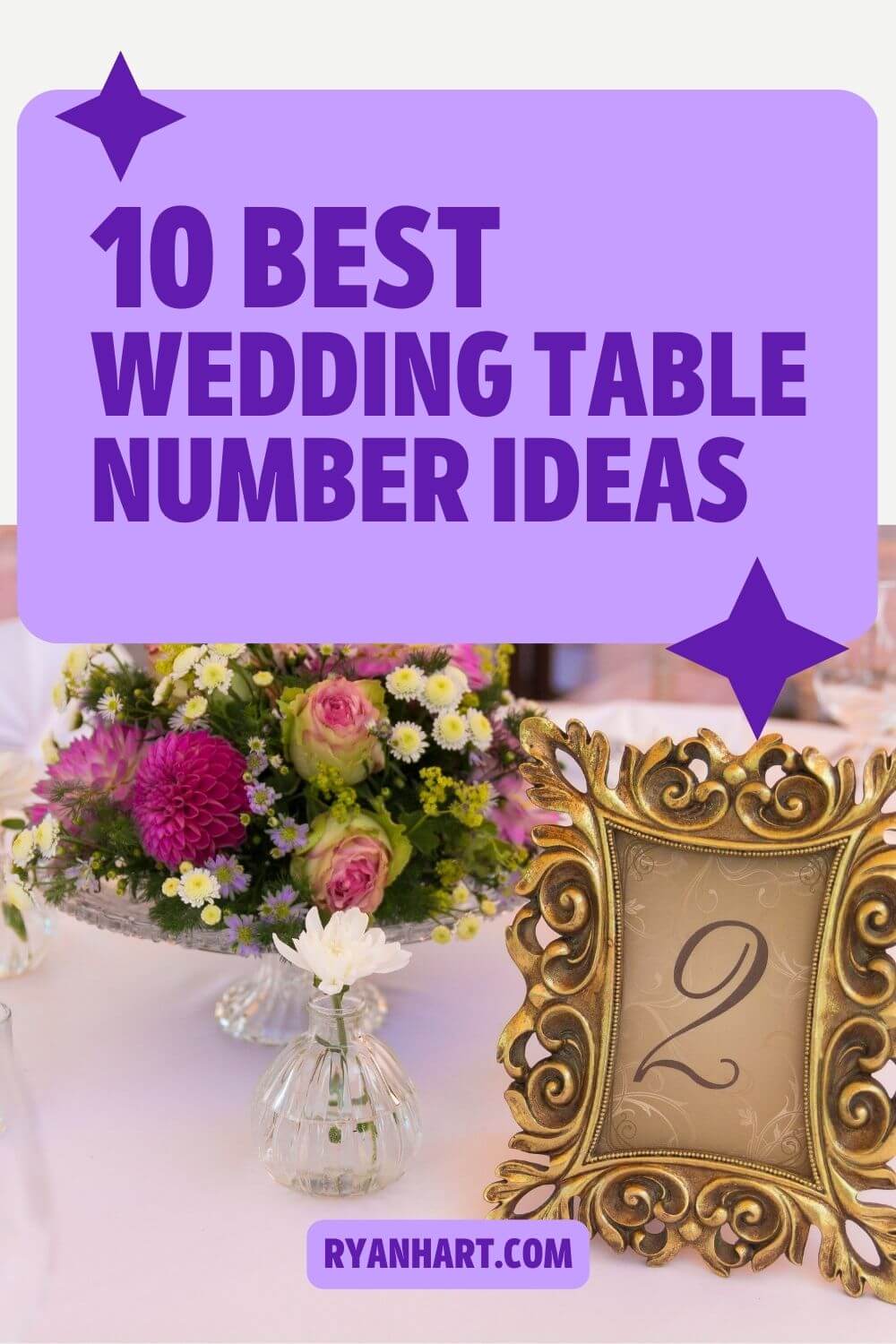 Wedding reception table
