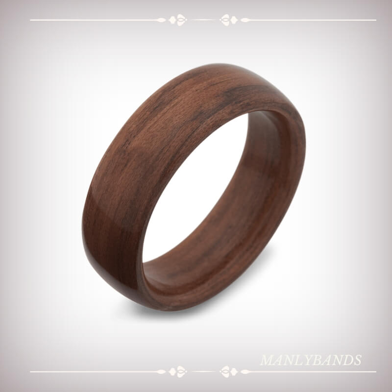 Manly Bands Walnut Wood Ring