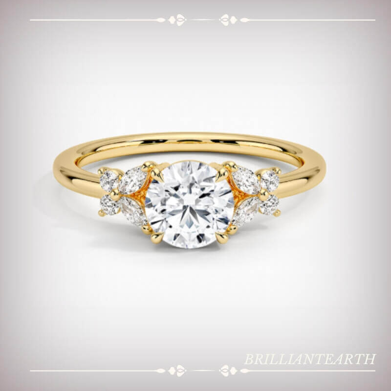 Mariposa Lab Diamond Engagement Ring