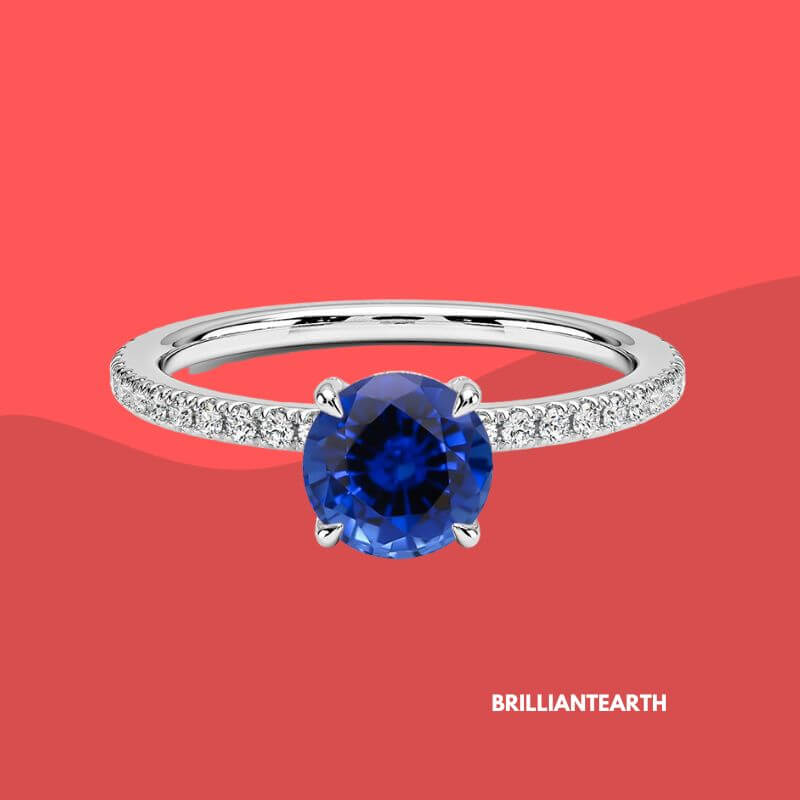 Sapphire Luxe Viviana Engagement Ring