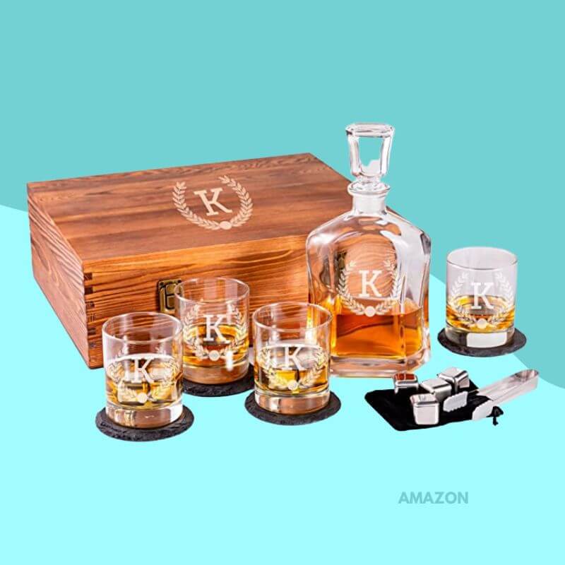 Personalized Whiskey Decanter Set