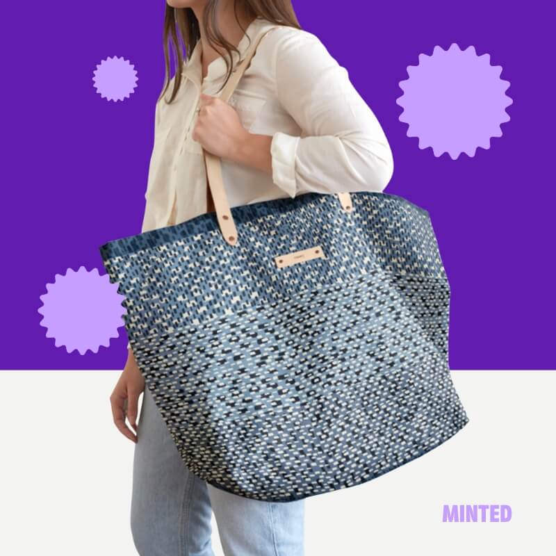 Luxe Carry-All Slouch Tote Bag