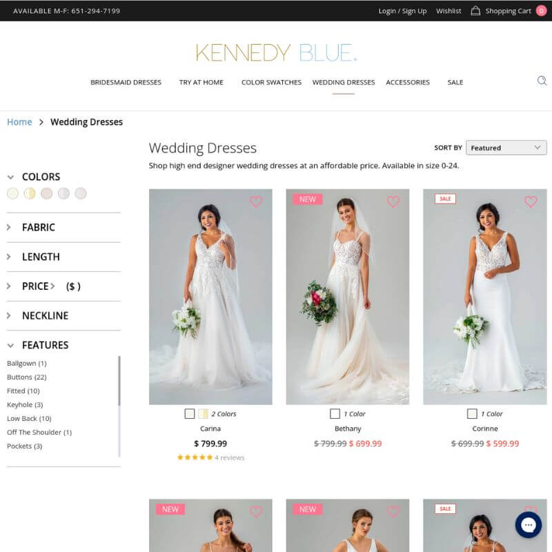 Kennedy Blue website