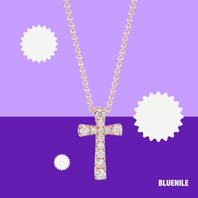 Petite Diamond Cross Pendant