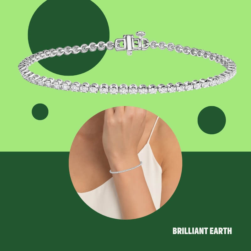 Certified Lab Created Diamond Tennis Bracelet