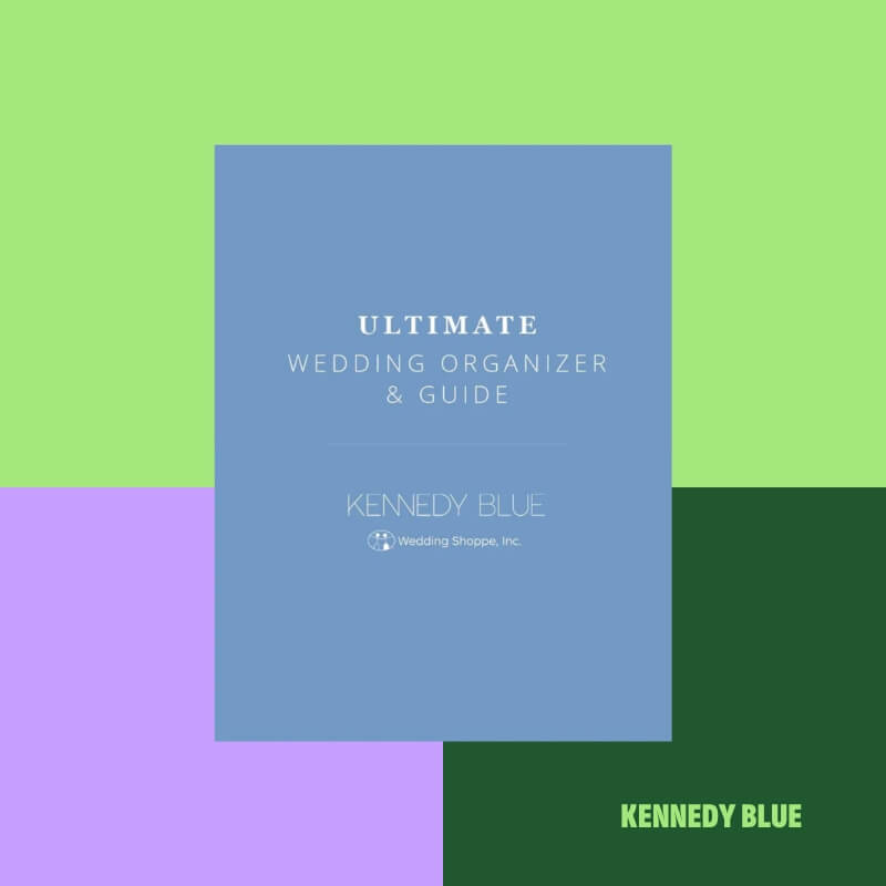 Kennedy Blue Wedding Planning Organizer and Guide