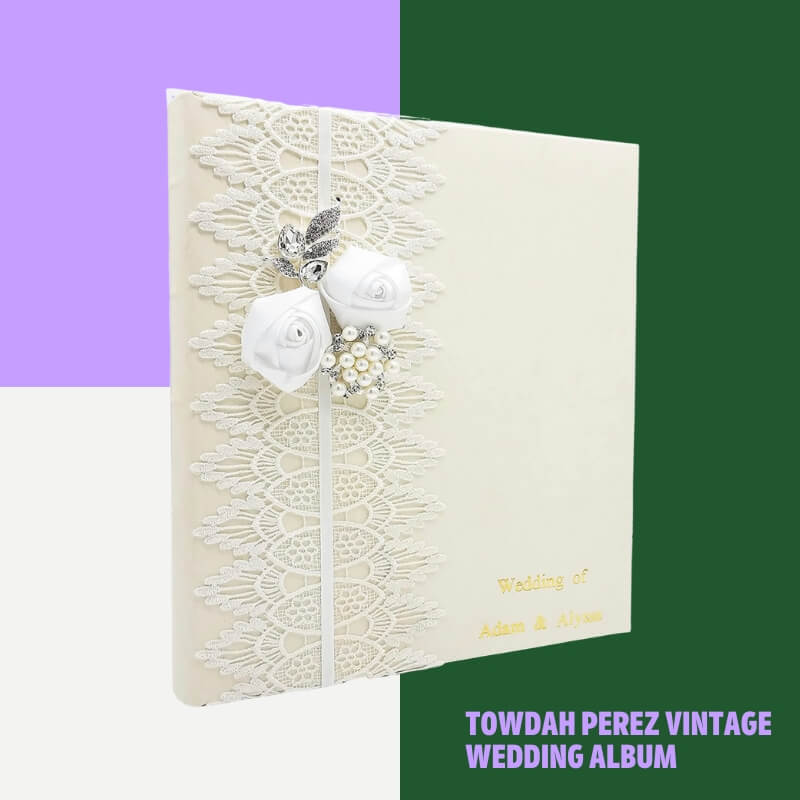 Towdah Perez Vintage Wedding Album