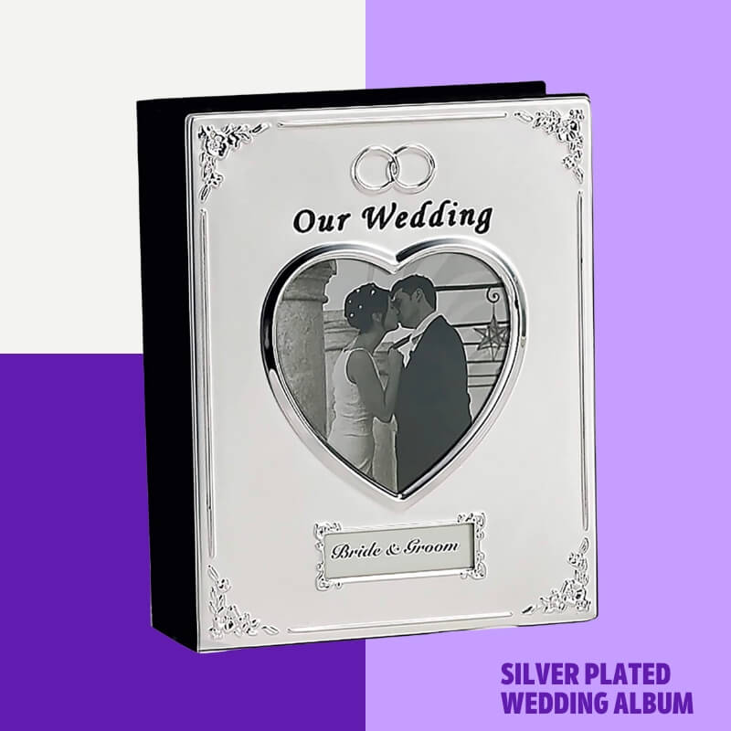 Silver Plated Wedding Album