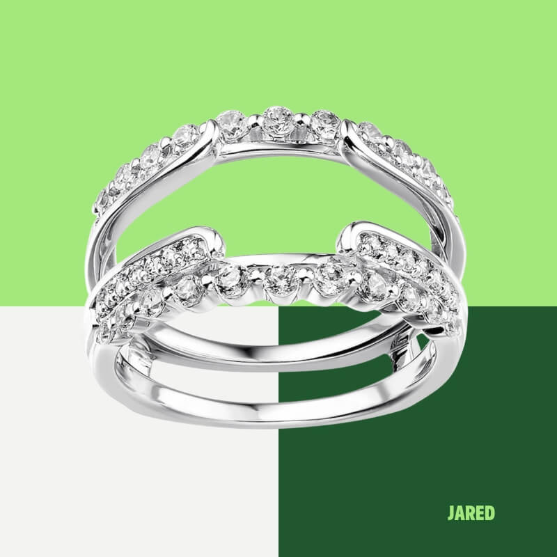 Round-Cut Diamond Enhancer Ring