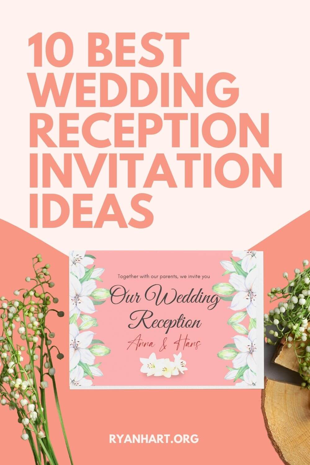 Reception only invitation cards