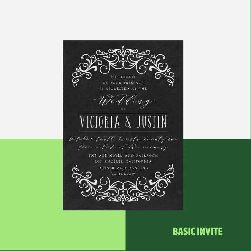 Gothic Magic Wedding Invitation