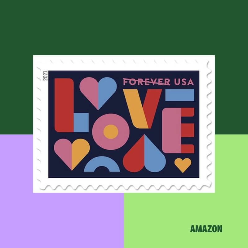 Love 2021 Forever Postage Stamps