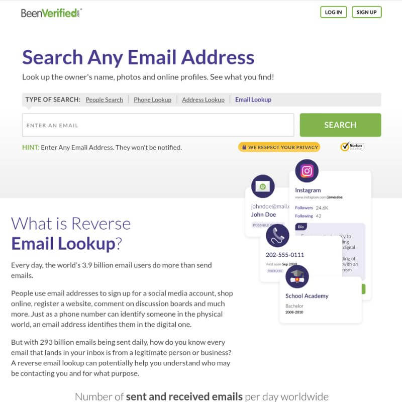 Been Verified website