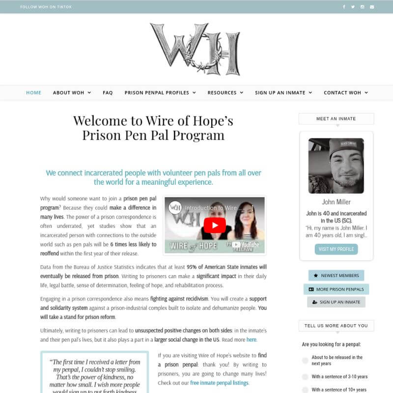 7 Best Pen Pal Sites To Write A Prisoner 2024 Ryan Hart