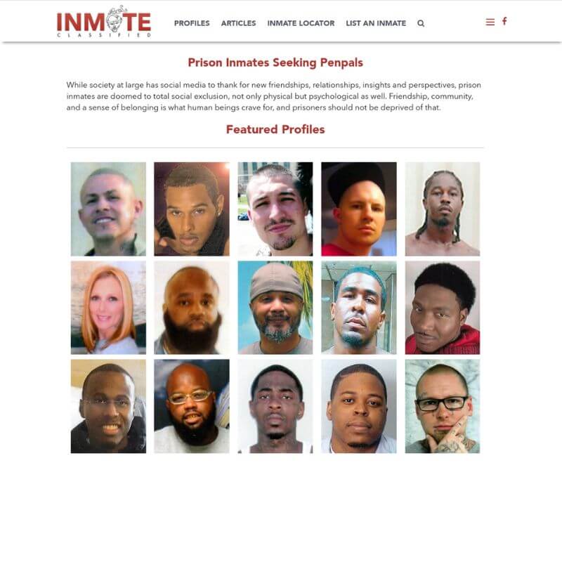 Inmate Classified website