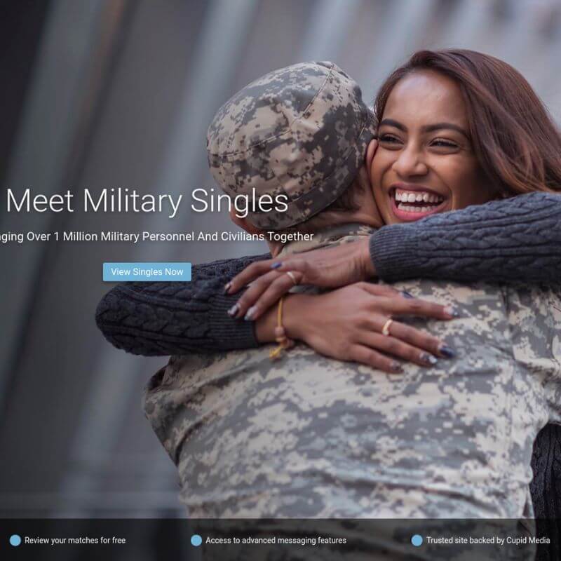 Military Cupid website