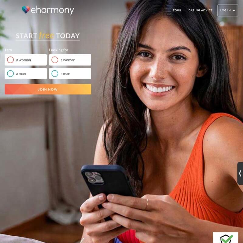 eHarmony website