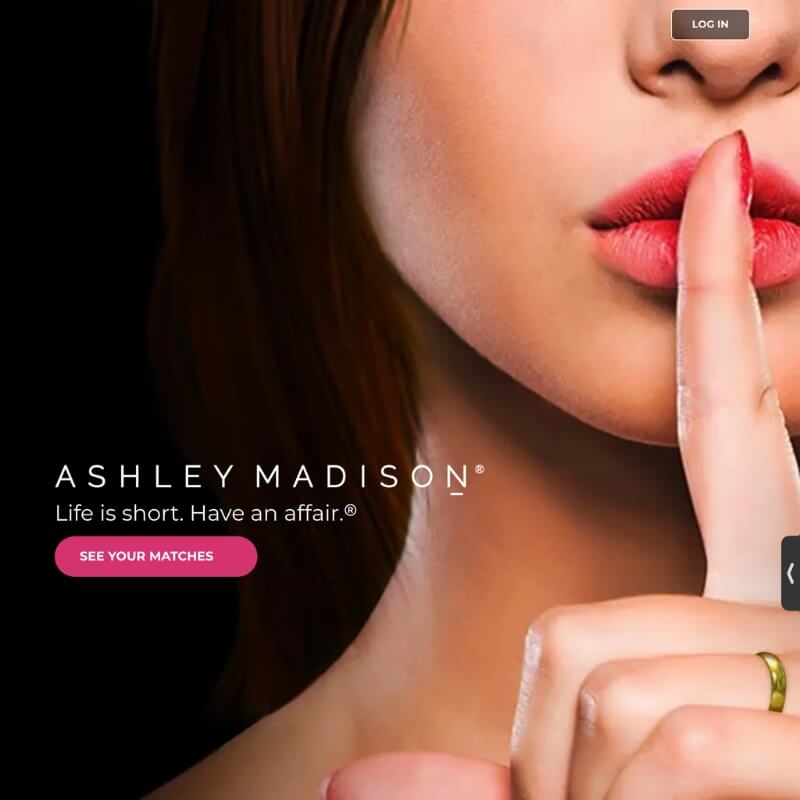 Ashley Madison website