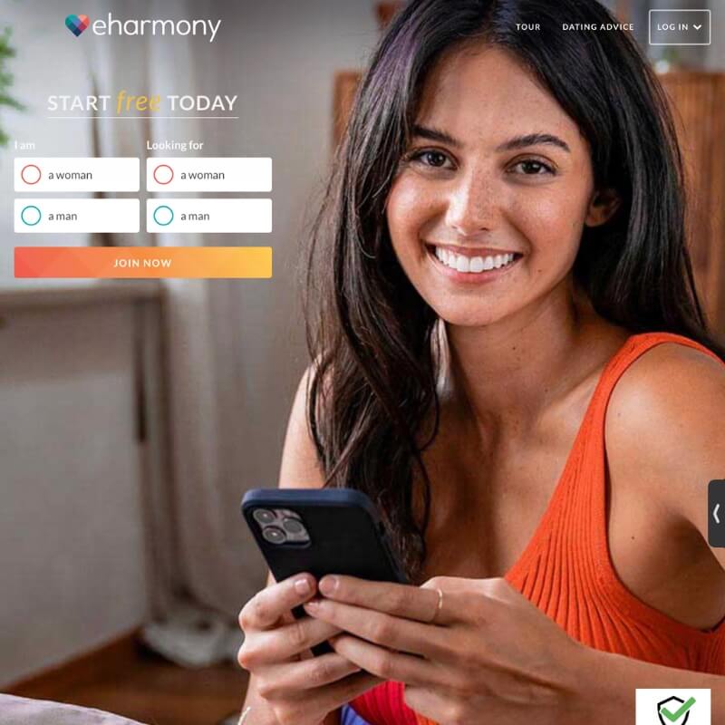 eHarmony website