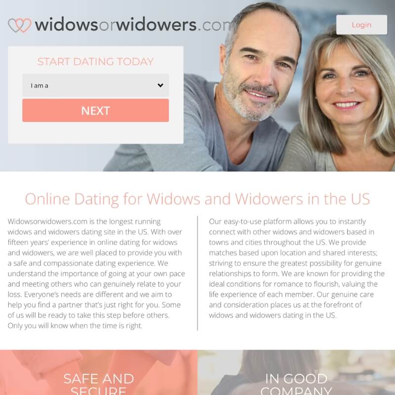 Widows and Widowers website