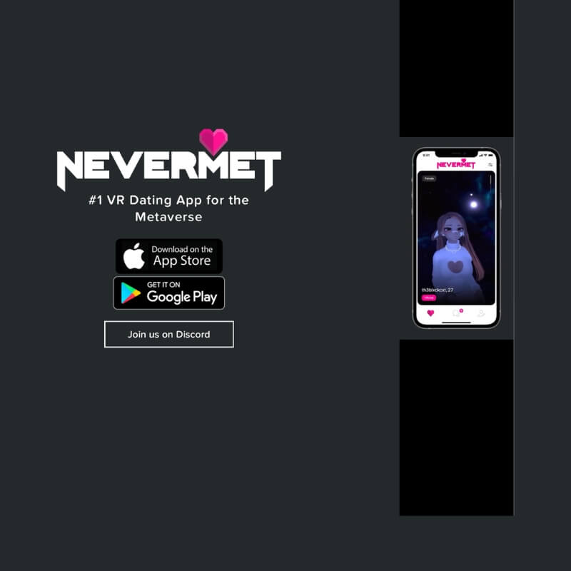 Nevermet website