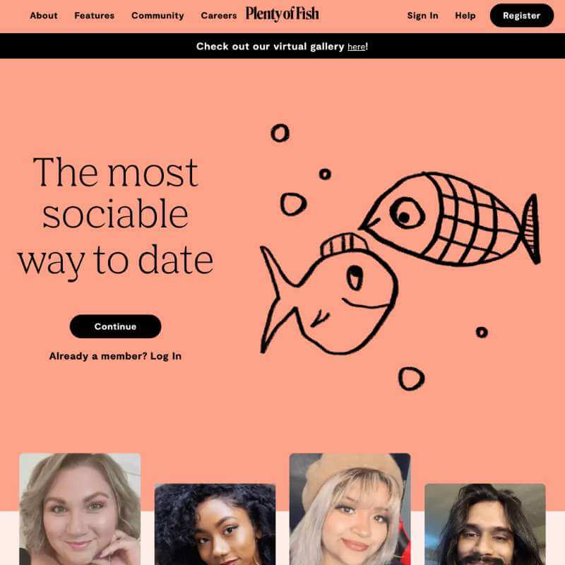 Plenty of Fish website