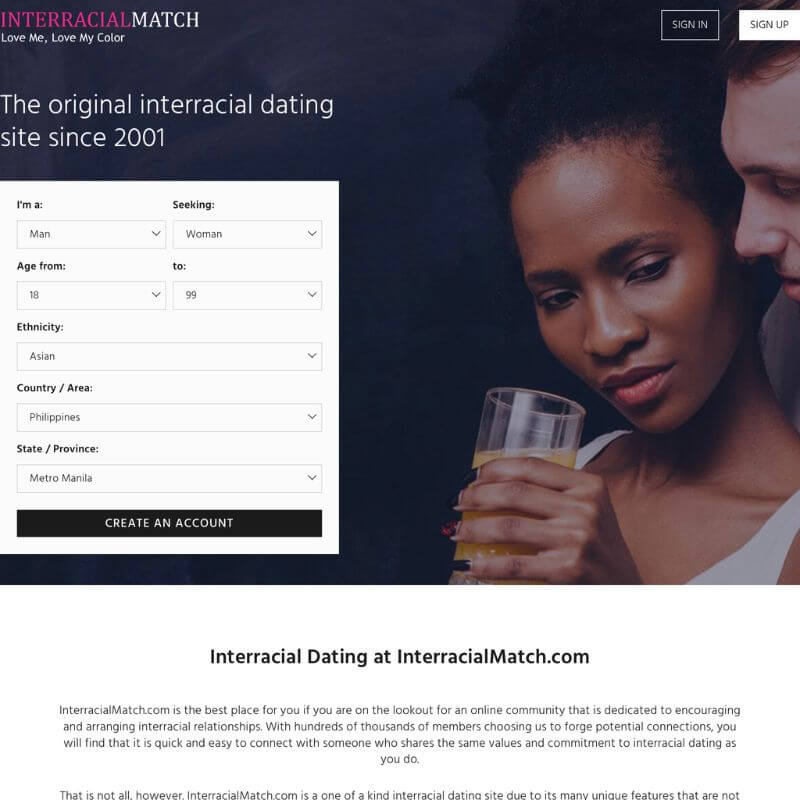 Interracial Match website