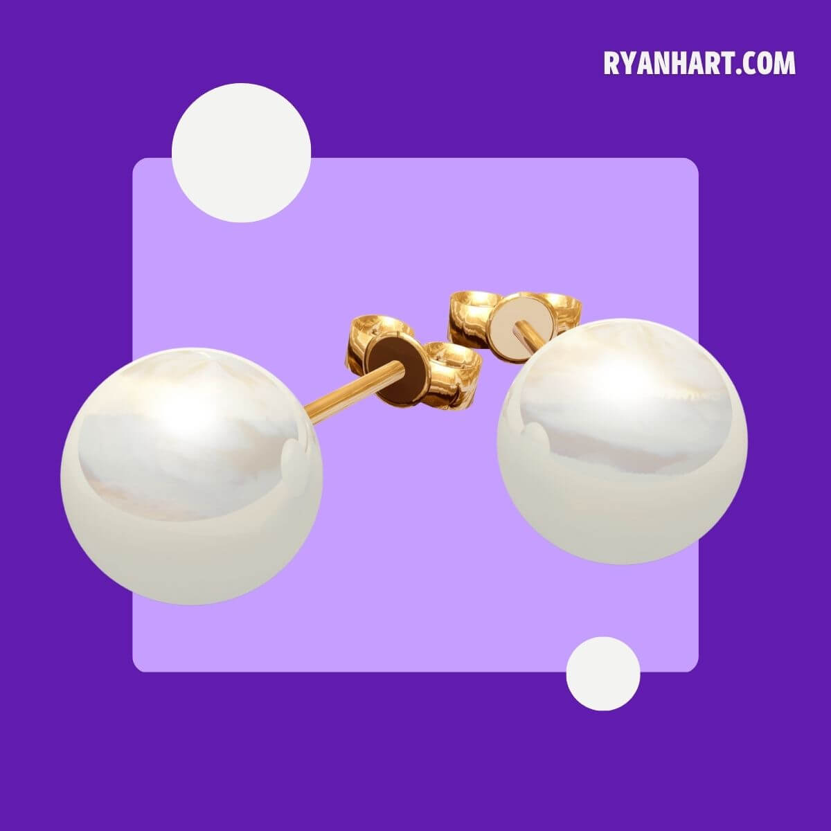 Pearl earrings