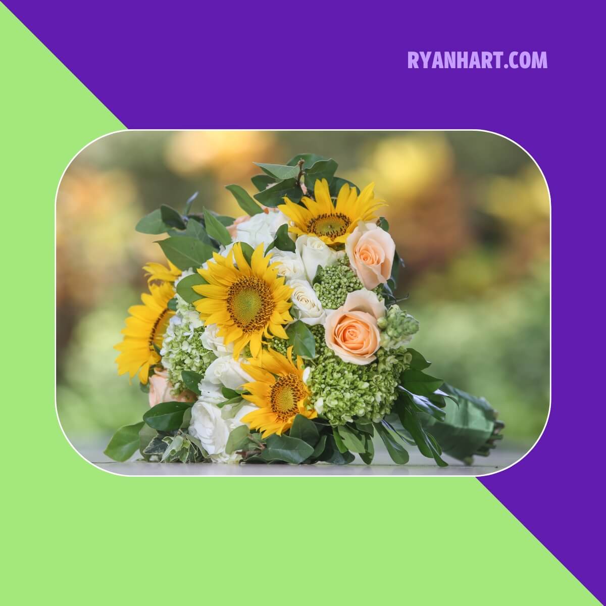 White rose flower arrangement