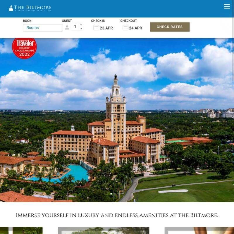 The Biltmore Hotel, Coral Gables