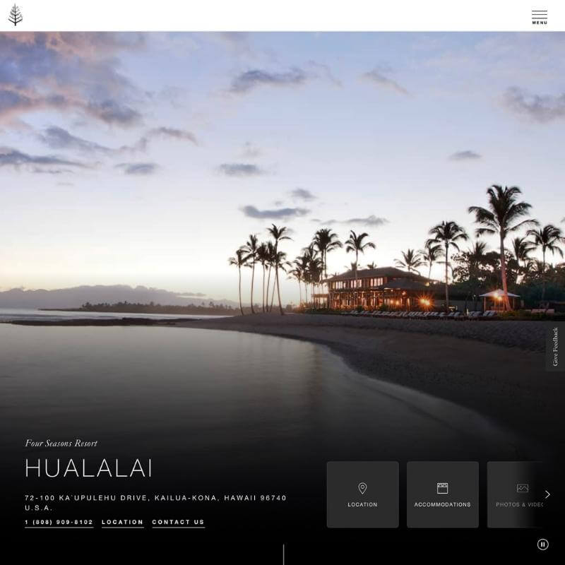 The Four Seasons Resort Hualalai – Big Island, Hawaii
