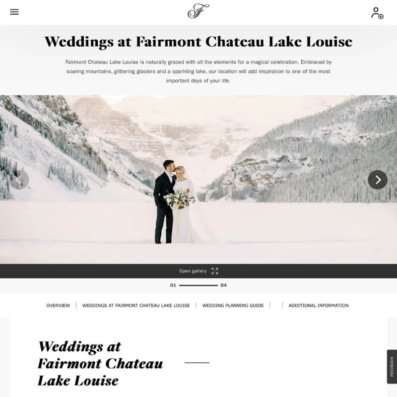 The Fairmont Chateau Lake Louise – Lake Louise, Alberta