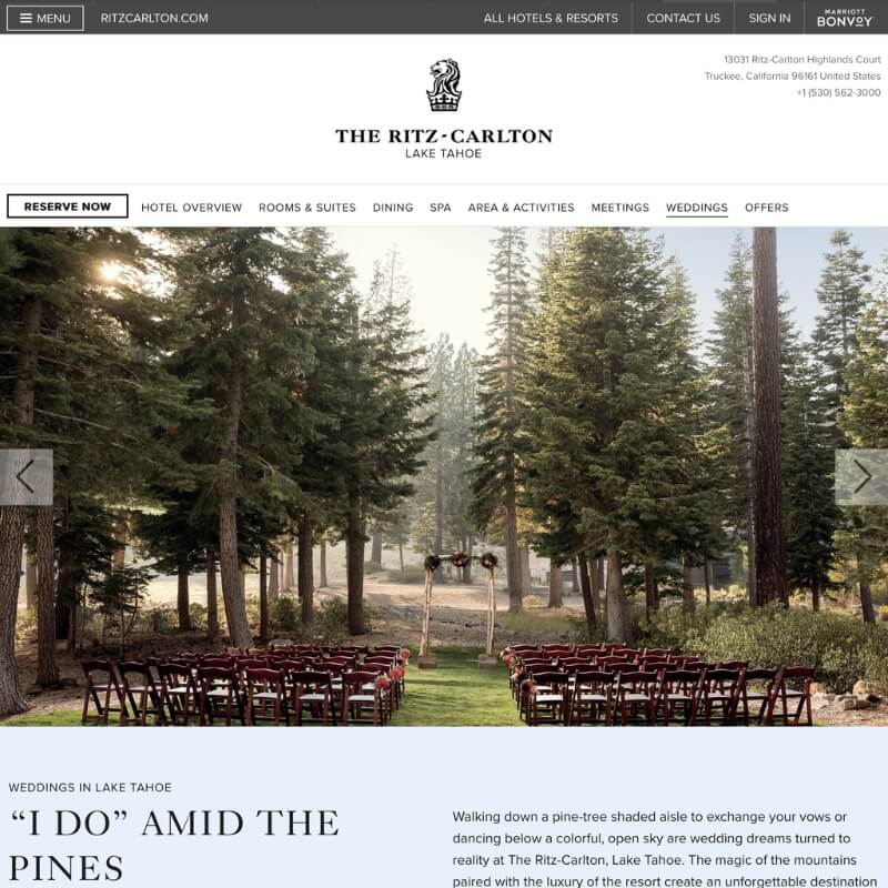 The Ritz-Carlton, Lake Tahoe – Truckee, California