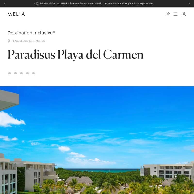 Paradisus Playa del Carmen – Playa del Carmen