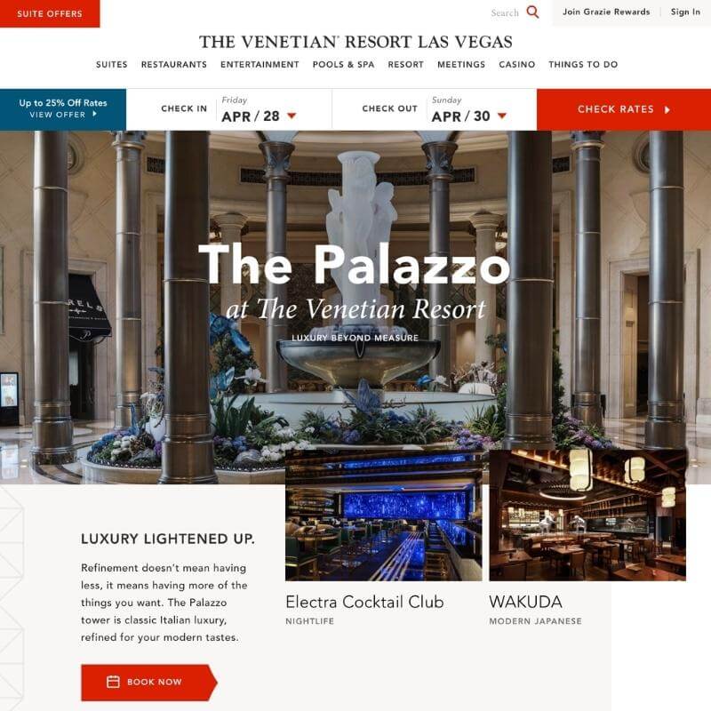 The Palazzo at The Venetian Resort