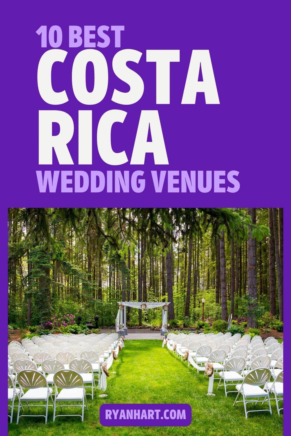 Costa Rica beach wedding venue